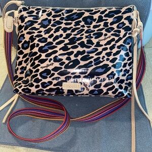 COPY - Consuela Crossbody purse - leopard print MINT